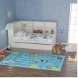 Benalla Single Trundle Bed with wrap around storage shelves